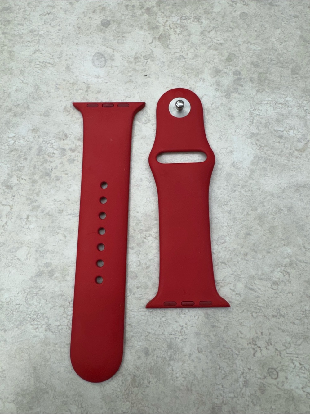 Apple Red Silicone Sport Band